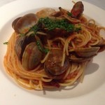 ボンゴレロッソ、トマトソース