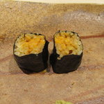 すし匠 - 雲丹の海苔巻き