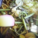 かっぱの湯 - 山菜そば