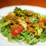 タンドールバル カマルプール - 2015.11 あん肝とブロッコリーのマサラソテー（1,000円）