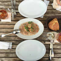 CICADA - ホタテのリゾット。