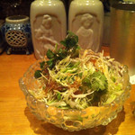 酒亭 沿露目 - 【2015年11月】パクチーとキャベツのサラダ