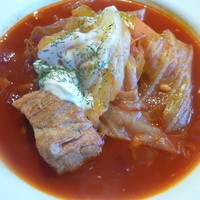 Russian Restaurant ROGOVSKI 銀座 - 田舎風ボルシチ