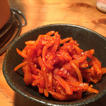 炭火焼肉ホルモン 徳臓 - 2015.11. するめキムチ　いいアテ