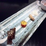 髙はし - 口変わり八寸（2015.11.20）昼