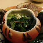 山玄茶 - 水菜ベーコン