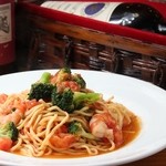 フォンテ・ディ・ディーオ - 料理写真:小エビとフレッシュトマト