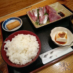 お食事処水仙 - 市が尾駅前　水仙　お刺身定食