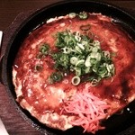 そらいえ - もちチーズ玉（関西焼き）：750円（自分でネギと紅ショウガを乗せたバージョン）