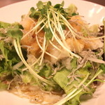 Okonomiyaki To Teppanyaki Waga-Ya - じゃこのサラダ