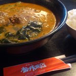 松乃木飯店 - 白胡麻坦々麺、ライス小