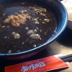 松乃木飯店 - 黒胡麻坦々麺、ライス小