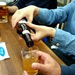 スイーツ❤ちゃんが注いでくれてます