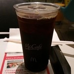 マクドナルド - アイスコーヒーM（150円）です。