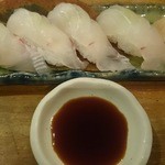 味人 - 真鯛のにぎり