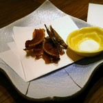 北海道市場　ICHIBA - 秋刀魚 骨煎餅もお願いしました♪