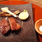 北海道市場　ICHIBA - 焼き松茸＆あべ牛焼きUP♪