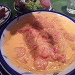 OSTERIA Baccano - 小エビのトマトクリームソースパスタです