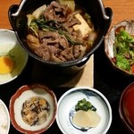 Mogami Tei - １日10食限定の牛すき御膳2,000円