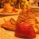 クレープリー・アルション - 「塩キャラメルモンブランと林檎のオーブン焼き」