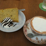 チェリー ブロッサム - アップルとマンゴーのシフォンケーキ&ココアラテ
      