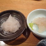 ゆうひ鮨 - 白海老2種