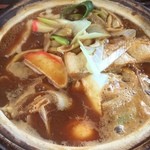 Ishimatsu - ぐつぐつタイム終了あつあつ( ^ω^ )
                        麺ゎコシのある硬めのやつ( ´ ▽ ` )ﾉ
                        自家製麺なのかな？
                        