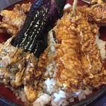 手打ちそば伝兵衛 - 天丼（半）