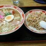 中華飯店 大文字 - 五目麺と小チャーハン