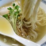 中華そば 熊野 -  中華そば塩の麺