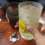 神山 - H.27.11.26.昼 角ハイボール 300円 vs 水 de 乾杯♪