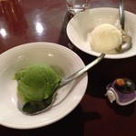 南海グリル - H.27.11.26.夜 デザート(鉄板焼フルコース 特撰ロースステーキ 12,100円)