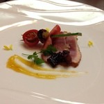 南海グリル - H.27.11.26.夜 前菜(鉄板焼フルコース 特撰ロースステーキ 12,100円)