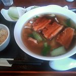 健康中華 青蓮 - 豚バラ麺とミニチャーハン