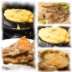 ケイランチムにサンナクチ。ケジャンは甲羅にご飯を入れてかき混ぜて食べましょう!!