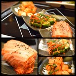 キムチの盛り合わせです!!