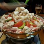 DINNING＆BAR　AKATSUKI - コラーゲンたっぷりトマトモツ鍋