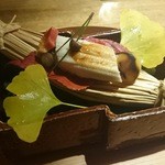 祇園迦陵 - 箸休め：穴子の蒸し寿司