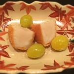 まき村 - ホタテのかき揚げと翡翠銀杏