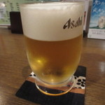 あなご料理 柊 - 生ビール　600円(2015.11)