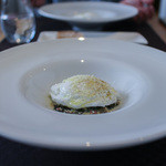 クッチーナメッセ - ベーコンとチコリのクリーム煮ポーチドエッグのせ☆