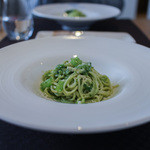 クッチーナメッセ - メカジキと小松菜のバジリコ風味 自家製パスタ☆