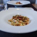 クッチーナメッセ - 魚介ときのこのトマトソース 自家製パスタ☆