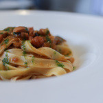 クッチーナメッセ - 魚介ときのこのトマトソース 自家製パスタ☆