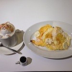 Cheval Cafe - 同時に運ばれて来ました。