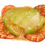 麺菜家 北斗 - 冬瓜と殻付海老の塩風味煮込み