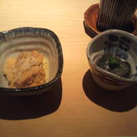 うち山 - ナスの煮びたし　鯛の南蛮漬け