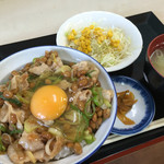 鶴巣パーキングエリア（上り線） スナックコーナー - 《鶴巣スタミナ丼》650円
            2015/11/27