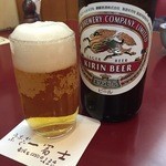 Ichifuji - 瓶ビール　参度注ぎ