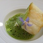 ナクレ - メロ マッシュルーム クレソンとバターのソース
      